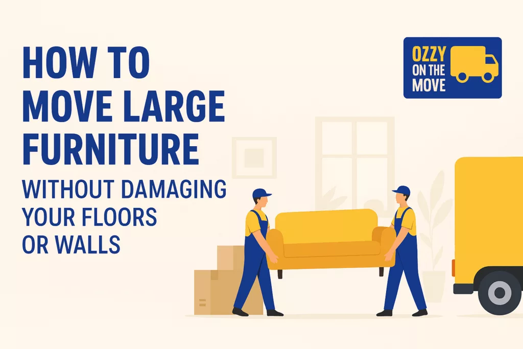 How to Move Large Furniture Without Damaging Your Floors or Walls