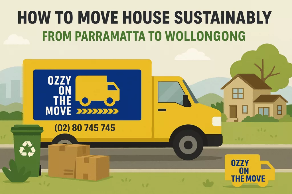 How to Move House Sustainably From Parramatta to Wollongong